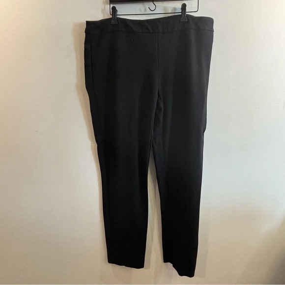 JOSEPH RIBKOFF Sz 16 Pants Pull On Jersey Knit Straight Tapered Leg  Trousers - Picture 2 of 8